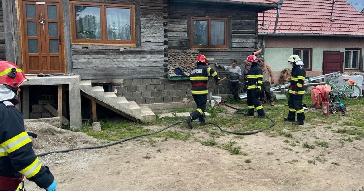 Tűz ütött ki egy csíkszentsimoni lakóházban